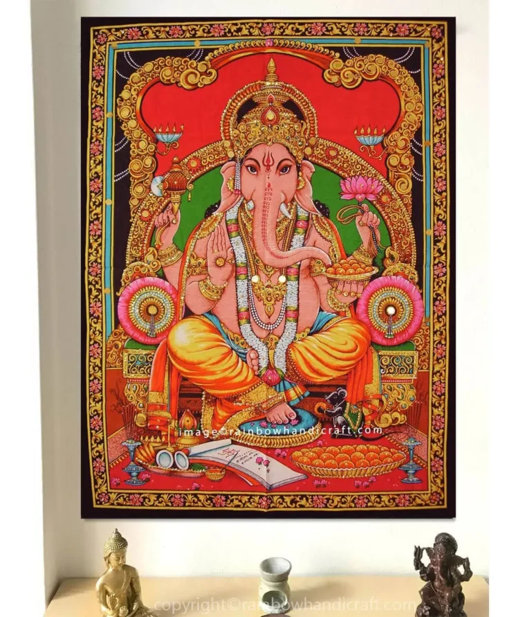 Ganesha Wall Tapestry