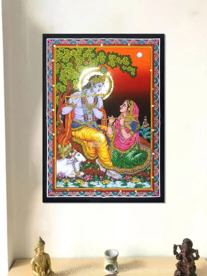 Krishna Radha Wall Tapestry