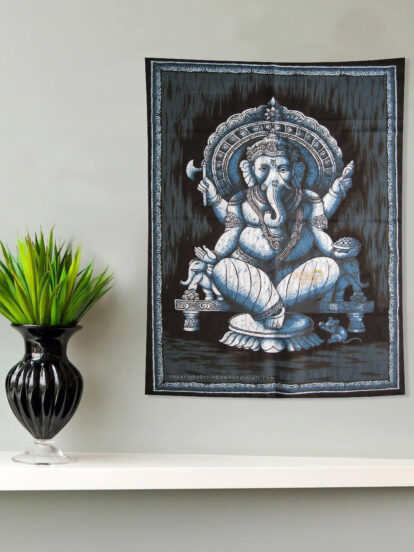 ganesha batik tapestry